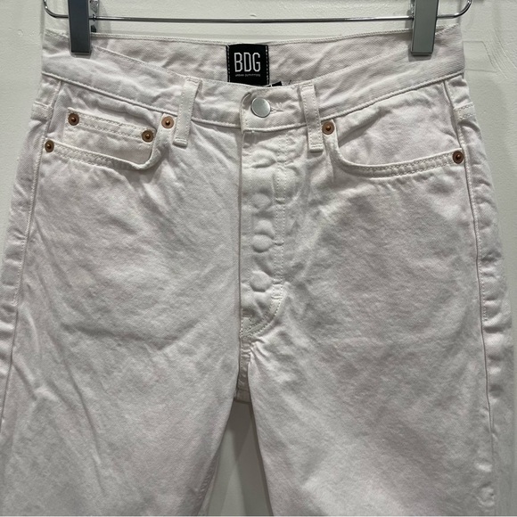 Urban Outfitters BDG Straight High Rise Jeans Button Fly Size 25 - Picture 3 of 10